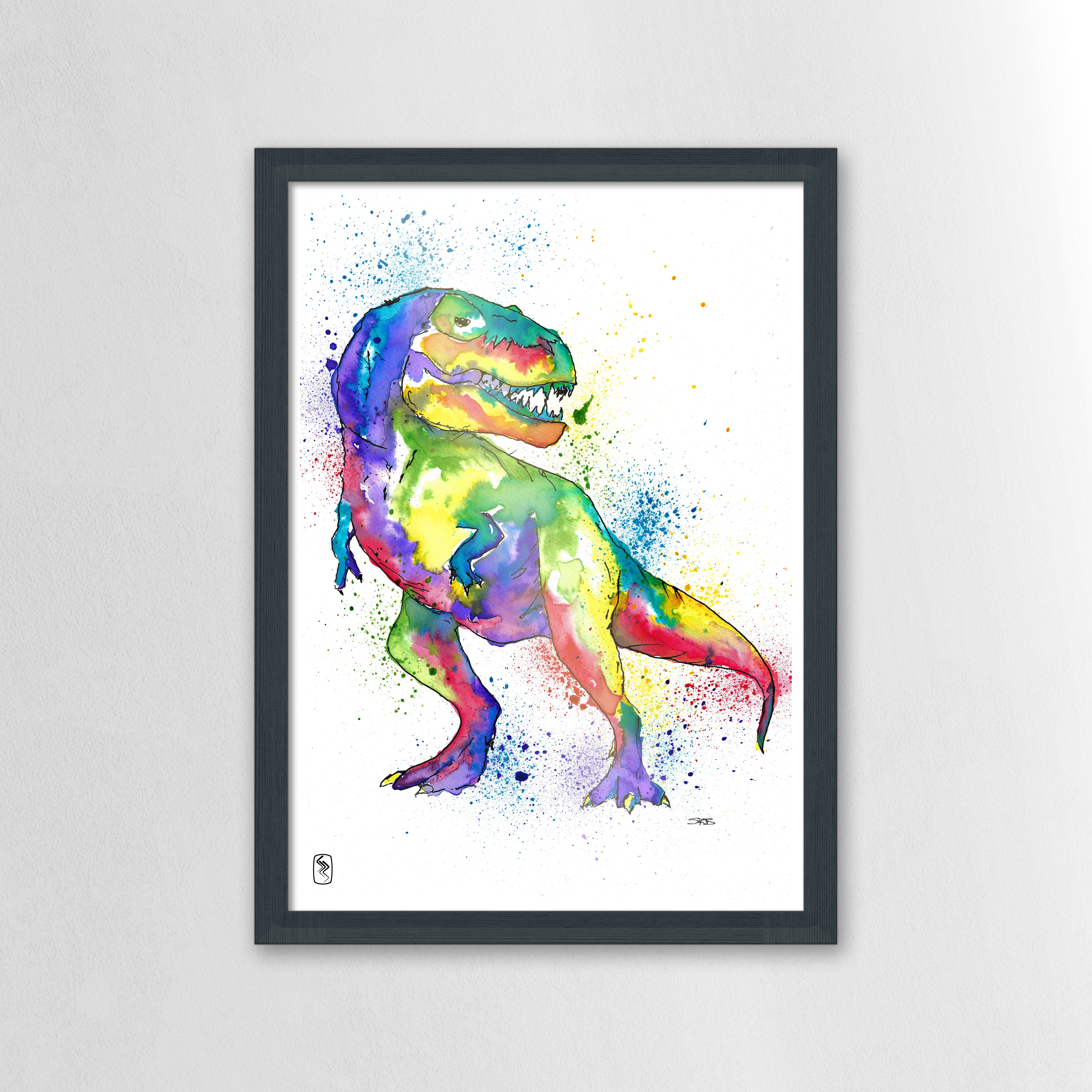 T-Rex Print - A5 / A4 / A3 – Simon Bonner